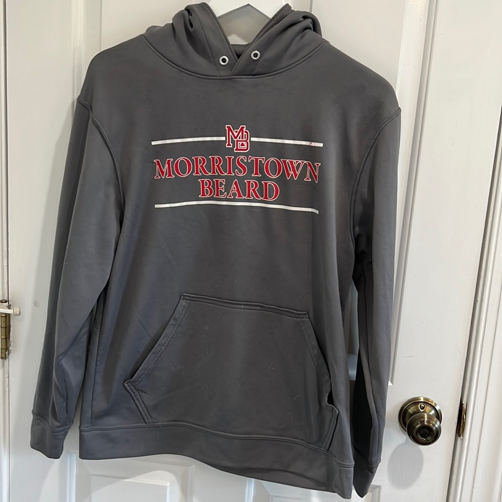 Morristown Beard School Grey Hoodie